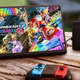 It’s-a Lenovo tablet playing Mario Kart from a Nintendo Switch.
